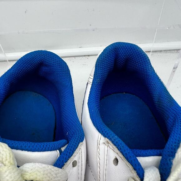 NIke Air Shoes Mens 9 Prestige Dunk Low White Blue 313325-144 - Picture 9 of 9